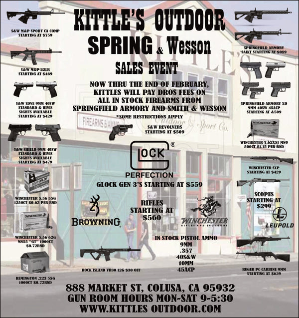 Spring & Wesson Sales Event