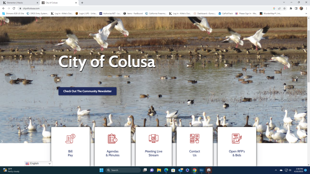 Colusa National Wildlife Refuge